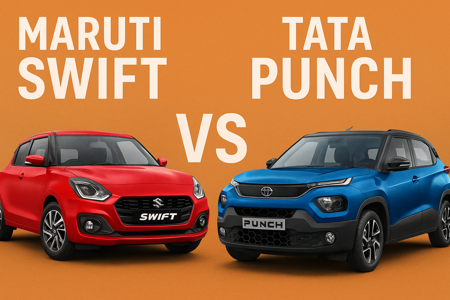 Maruti Swift vs Tata Punch